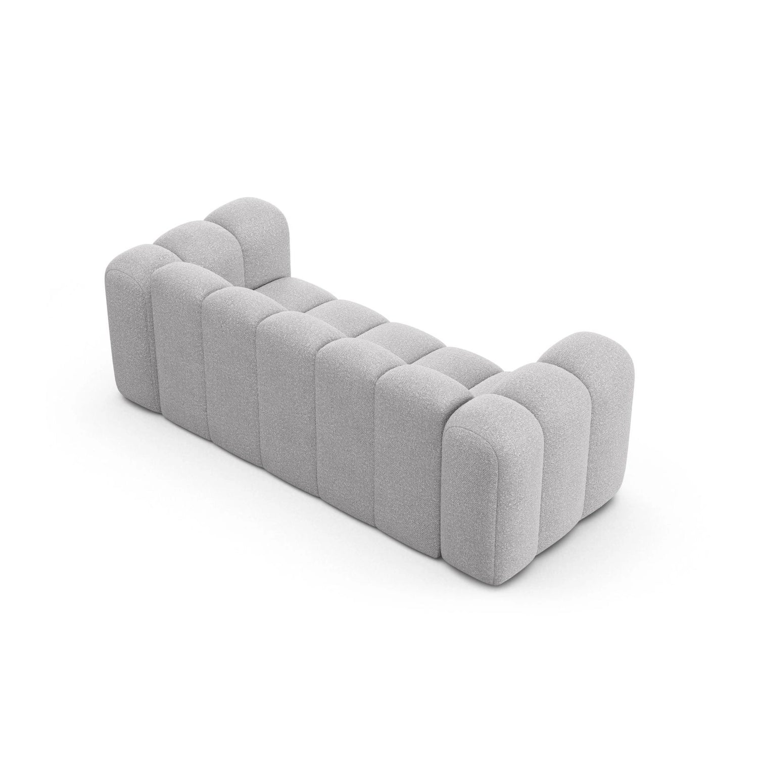 Lupine 2-Sitzer Sofa aus Boucle in Hellgrau (Baloo 2085), 200x95 cm von Micadoni – Bild 4