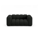 Lupine 2-Sitzer Sofa aus Boucle in Schwarz (Baloo 2082), 170x95 cm von Micadoni – Bild 1