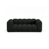 Lupine 2-Sitzer Sofa aus Boucle in Schwarz (Baloo 2082), 200x95 cm von Micadoni – Bild 1