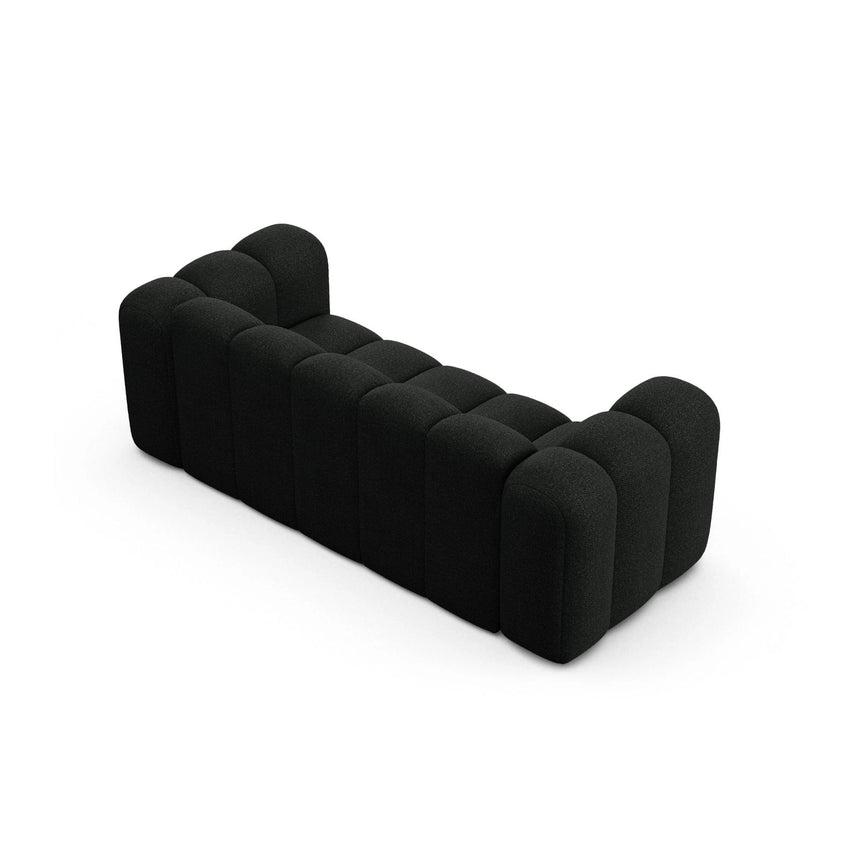 Lupine 2-Sitzer Sofa aus Boucle in Schwarz (Baloo 2082), 200x95 cm von Micadoni – Bild 4
