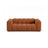 Lupine 2-Sitzer Sofa aus Chenille in Brick (Eden 10 Terra), 200x95 cm von Micadoni – Bild 1