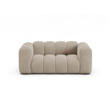 Lupine 2-Sitzer Sofa aus Chenille in Dunkelbeige (Eden 4 Beige), 170x95 cm von Micadoni – Bild 1