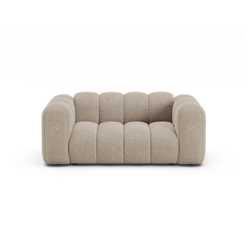 Lupine 2-Sitzer Sofa aus Chenille in Dunkelbeige (Eden 4 Beige), 170x95 cm von Micadoni – Bild 1
