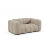 Lupine 2-Sitzer Sofa aus Chenille in Dunkelbeige (Eden 4 Beige), 170x95 cm von Micadoni – Bild 2