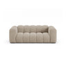 Lupine 2-Sitzer Sofa aus Chenille in Dunkelbeige (Eden 4 Beige), 200x95 cm von Micadoni – Bild 1
