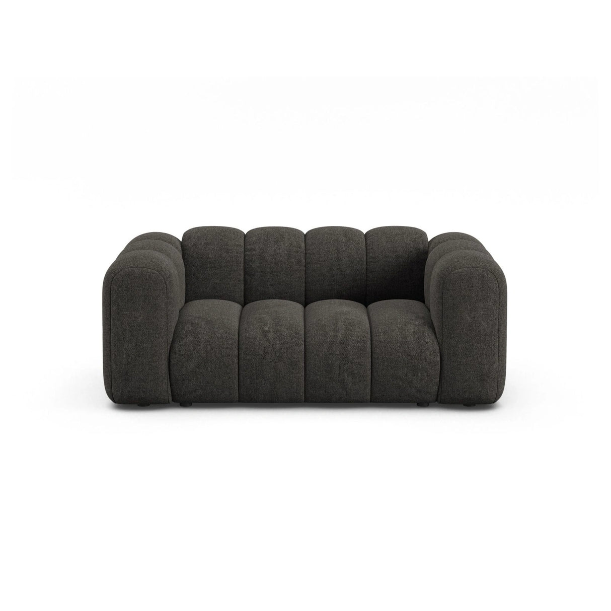 Lupine 2-Sitzer Sofa aus Chenille in Dunkelgrau (Eden 20 Graphite), 170x95 cm von Micadoni – Bild 1