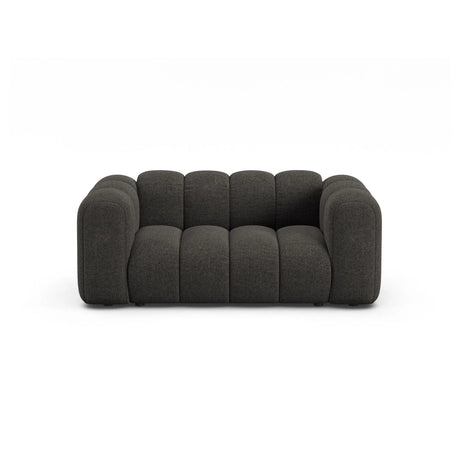 Lupine 2-Sitzer Sofa aus Chenille in Dunkelgrau (Eden 20 Graphite), 170x95 cm von Micadoni – Bild 1