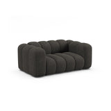 Lupine 2-Sitzer Sofa aus Chenille in Dunkelgrau (Eden 20 Graphite), 170x95 cm von Micadoni – Bild 2