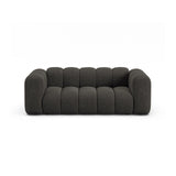 Lupine 2-Sitzer Sofa aus Chenille in Dunkelgrau (Eden 20 Graphite), 200x95 cm von Micadoni – Bild 1