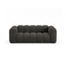 Lupine 2-Sitzer Sofa aus Chenille in Dunkelgrau (Eden 20 Graphite), 200x95 cm von Micadoni – Bild 1