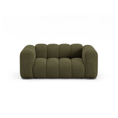 Lupine 2-Sitzer Sofa aus Chenille in Grün (Eden 12 Olive), 170x95 cm von Micadoni – Bild 1