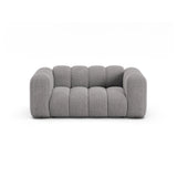 Lupine 2-Sitzer Sofa aus Chenille in Hellgrau (Eden 18 Grey), 170x95 cm von Micadoni – Bild 1