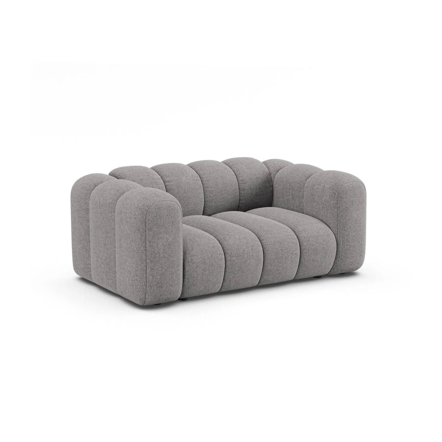 Lupine 2-Sitzer Sofa aus Chenille in Hellgrau (Eden 18 Grey), 170x95 cm von Micadoni – Bild 2