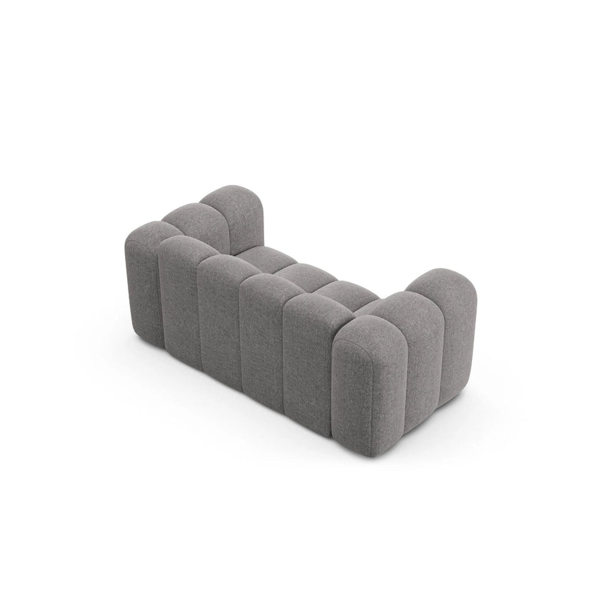 Lupine 2-Sitzer Sofa aus Chenille in Hellgrau (Eden 18 Grey), 170x95 cm von Micadoni – Bild 3