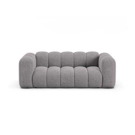Lupine 2-Sitzer Sofa aus Chenille in Hellgrau (Eden 18 Grey), 200x95 cm von Micadoni – Bild 1