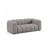 Lupine 2-Sitzer Sofa aus Chenille in Hellgrau (Eden 18 Grey), 200x95 cm von Micadoni – Bild 3