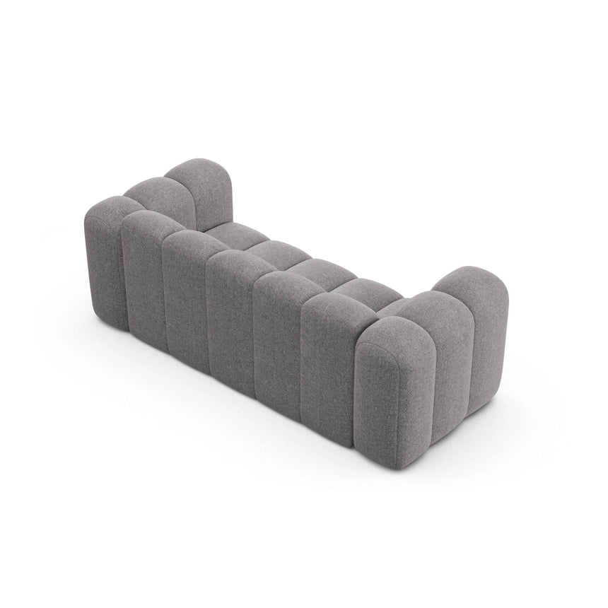 Lupine 2-Sitzer Sofa aus Chenille in Hellgrau (Eden 18 Grey), 200x95 cm von Micadoni – Bild 4