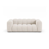 Lupine 2-Sitzer Sofa aus Chenille in Leichtes Beige (Eden 2 Pearl), 200x95 cm von Micadoni – Bild 1
