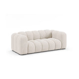 Lupine 2-Sitzer Sofa aus Chenille in Leichtes Beige (Eden 2 Pearl), 200x95 cm von Micadoni – Bild 3