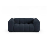 Lupine 2-Sitzer Sofa aus Chenille in Marineblau (Eden 16 Deep Blue), 170x95 cm von Micadoni – Bild 1