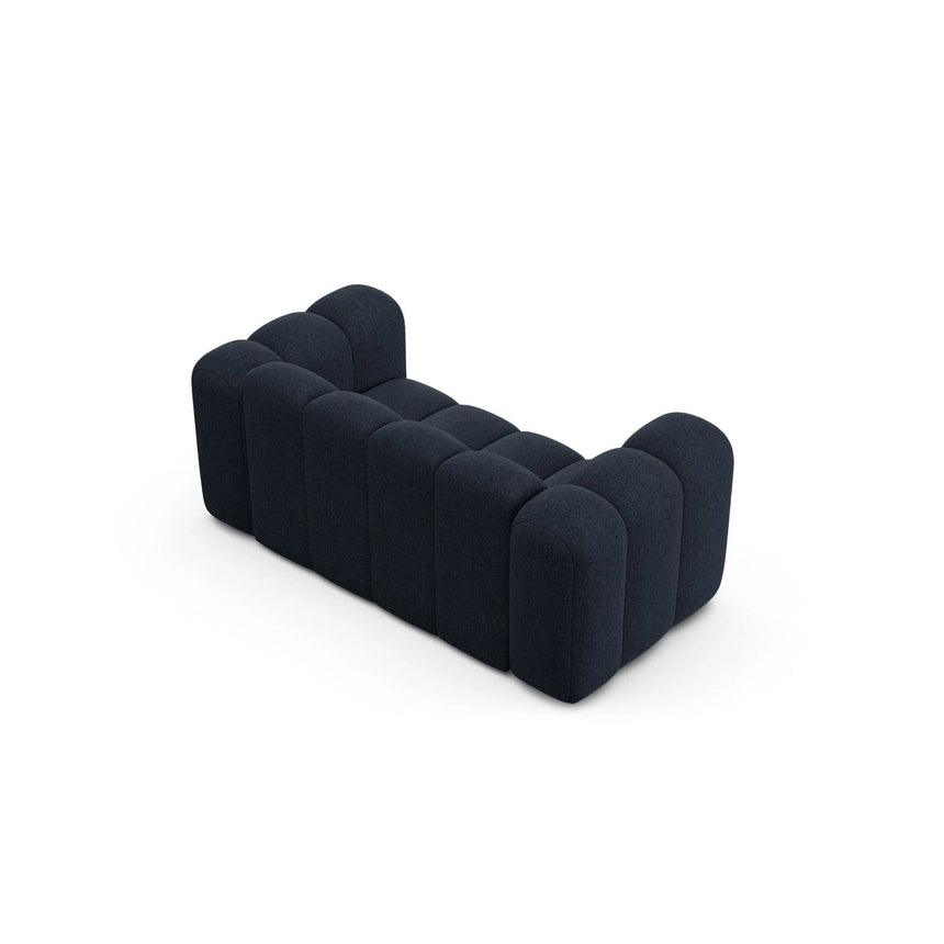 Lupine 2-Sitzer Sofa aus Chenille in Marineblau (Eden 16 Deep Blue), 170x95 cm von Micadoni – Bild 3