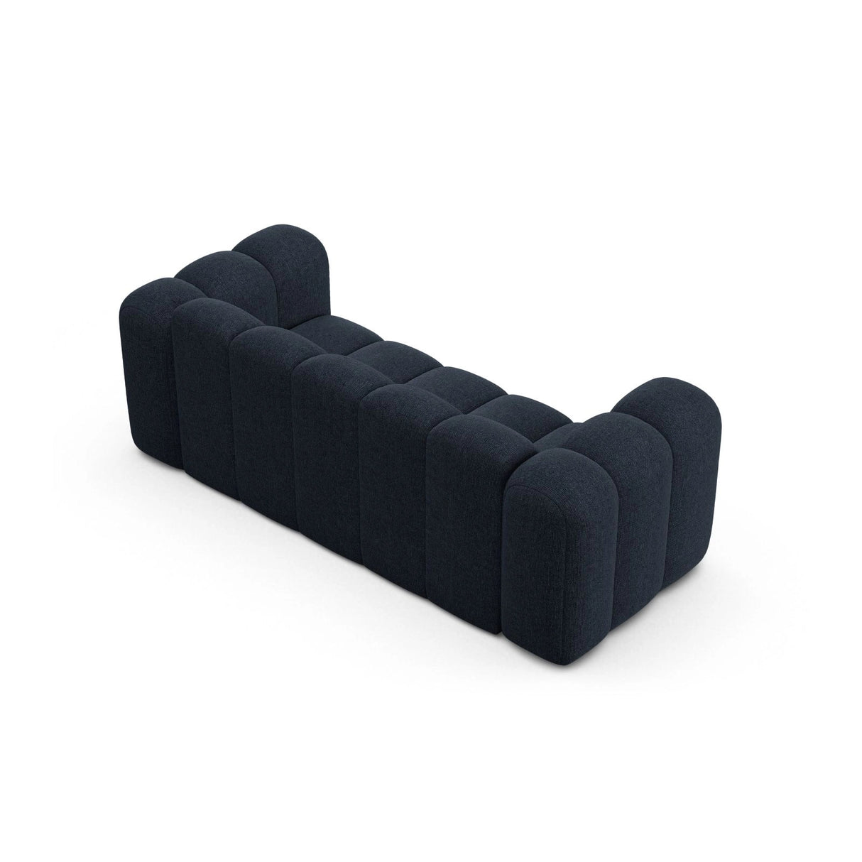 Lupine 2-Sitzer Sofa aus Chenille in Marineblau (Eden 16 Deep Blue), 200x95 cm von Micadoni – Bild 4