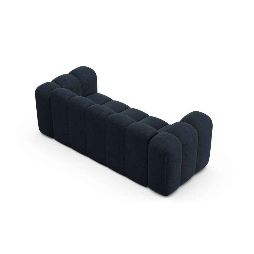 Lupine 2-Sitzer Sofa aus Chenille in Marineblau (Eden 16 Deep Blue), 200x95 cm von Micadoni – Bild 4