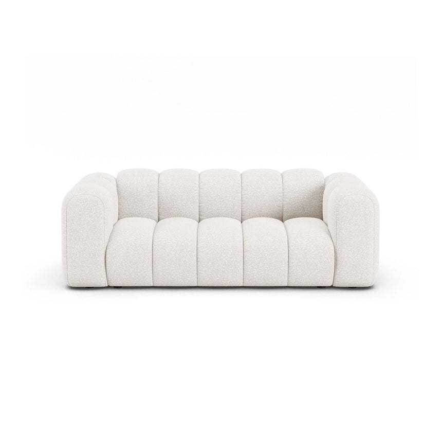 Lupine 2-Sitzer Sofa aus Samt, Boucle oder Chenille, 200x95 cm von Micadoni – Bild 1