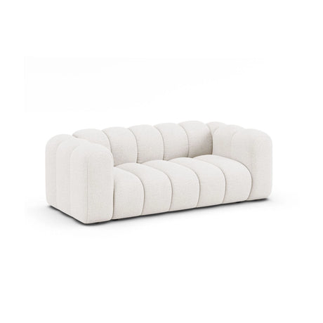 Lupine 2-Sitzer Sofa aus Samt, Boucle oder Chenille, 200x95 cm von Micadoni – Bild 3