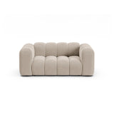Lupine 2-Sitzer Sofa aus Samt in Beige (Salvador 1), 170x95 cm von Micadoni – Bild 1