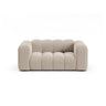 Lupine 2-Sitzer Sofa aus Samt in Beige (Salvador 1), 170x95 cm von Micadoni – Bild 1