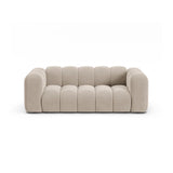 Lupine 2-Sitzer Sofa aus Samt in Beige (Salvador 1), 200x95 cm von Micadoni – Bild 1