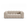 Lupine 2-Sitzer Sofa aus Samt in Beige (Salvador 1), 200x95 cm von Micadoni – Bild 1