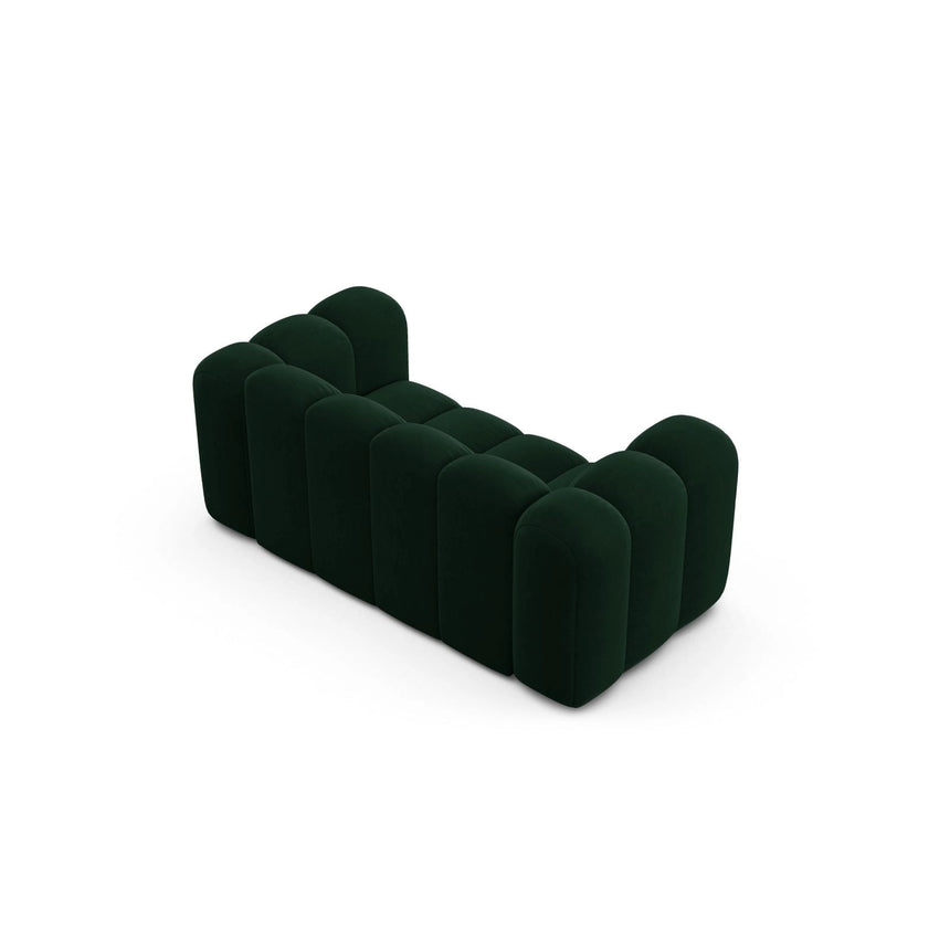 Lupine 2-Sitzer Sofa aus Samt in Flaschengrün (Salvador 7), 170x95 cm von Micadoni – Bild 3