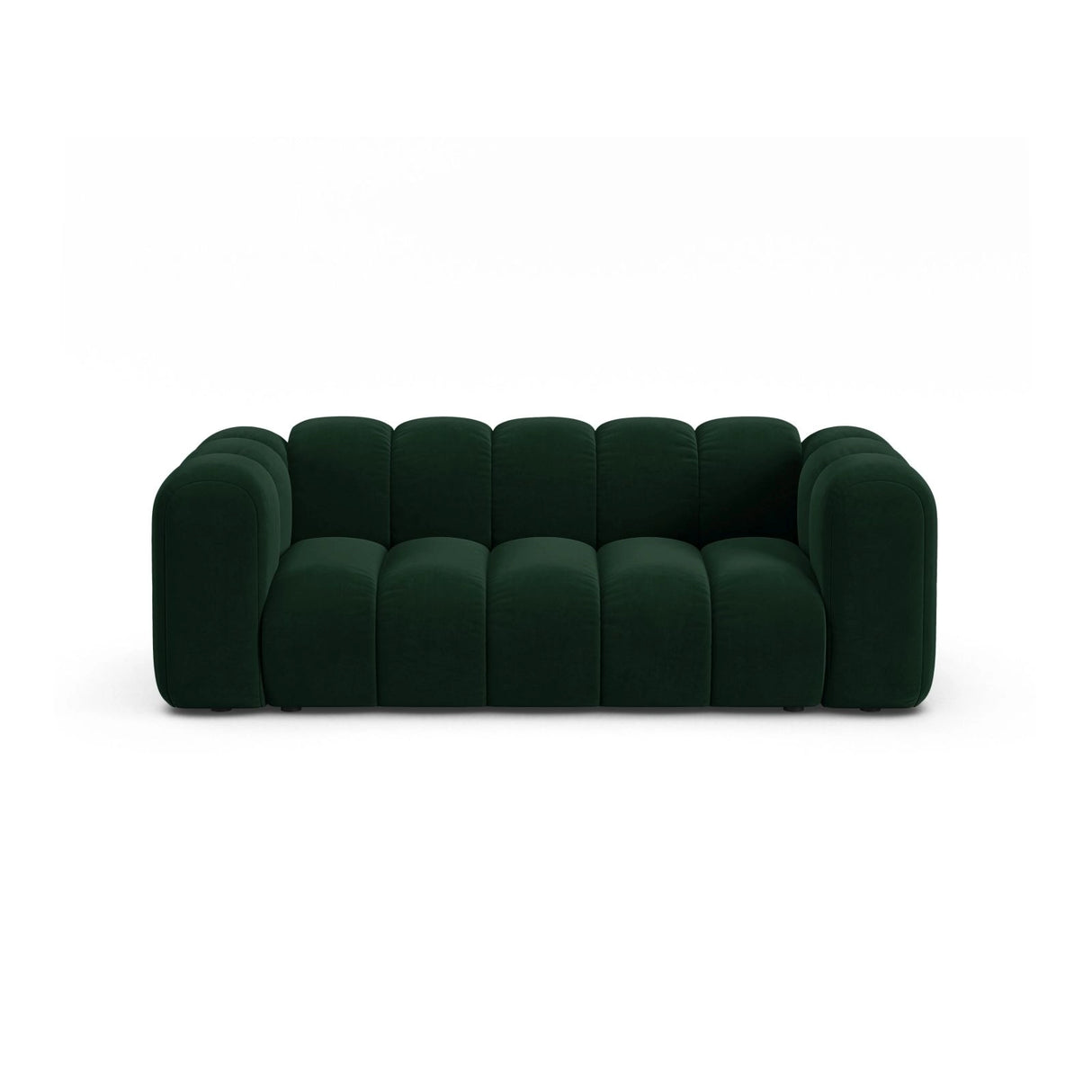 Lupine 2-Sitzer Sofa aus Samt in Flaschengrün (Salvador 7), 200x95 cm von Micadoni – Bild 1