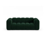 Lupine 2-Sitzer Sofa aus Samt in Flaschengrün (Salvador 7), 200x95 cm von Micadoni – Bild 1