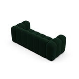 Lupine 2-Sitzer Sofa aus Samt in Flaschengrün (Salvador 7), 200x95 cm von Micadoni – Bild 4