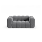 Lupine 2-Sitzer Sofa aus Samt in Grau (Salvador 17), 170x95 cm von Micadoni – Bild 1