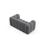 Lupine 2-Sitzer Sofa aus Samt in Grau (Salvador 17), 170x95 cm von Micadoni – Bild 3