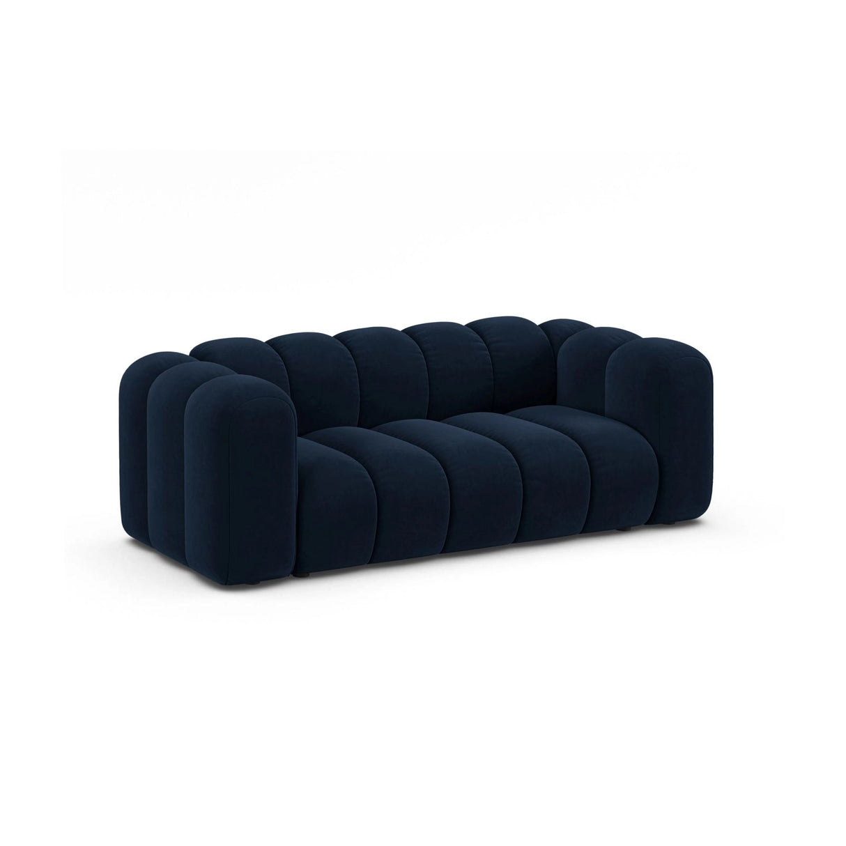 Lupine 2-Sitzer Sofa aus Samt in Königsblau (Salvador 5), 200x95 cm von Micadoni – Bild 3