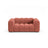Lupine 2-Sitzer Sofa aus Samt in Koralle (Salvador 12), 170x95 cm von Micadoni – Bild 1