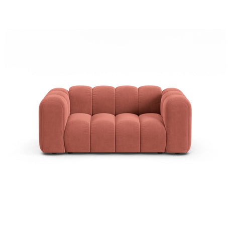 Lupine 2-Sitzer Sofa aus Samt in Koralle (Salvador 12), 170x95 cm von Micadoni – Bild 1