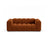 Lupine 2-Sitzer Sofa aus Samt in Terrakotta (Salvador 14), 200x95 cm von Micadoni – Bild 1