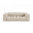 Lupine 3-Sitzer Sofa aus Boucle in Beige (Baloo 2074), 230x95 cm von Micadoni – Bild 1