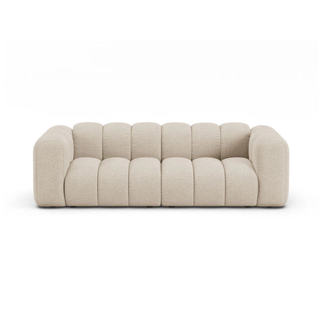 Lupine 3-Sitzer Sofa aus Boucle in Beige (Baloo 2074), 230x95 cm von Micadoni – Bild 1