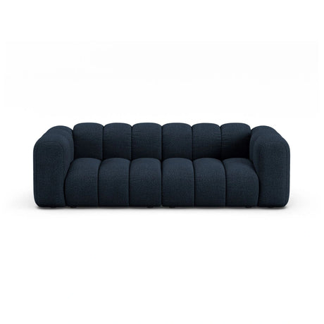 Lupine 3-Sitzer Sofa aus Boucle in Dunkelblau (Baloo 2088), 230x95 cm von Micadoni – Bild 1