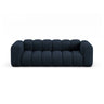 Lupine 3-Sitzer Sofa aus Boucle in Dunkelblau (Baloo 2088), 230x95 cm von Micadoni – Bild 1