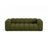 Lupine 3-Sitzer Sofa aus Boucle in Dunkles olivgrün (Baloo 2090), 230x95 cm von Micadoni – Bild 1