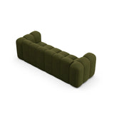 Lupine 3-Sitzer Sofa aus Boucle in Dunkles olivgrün (Baloo 2090), 230x95 cm von Micadoni – Bild 4