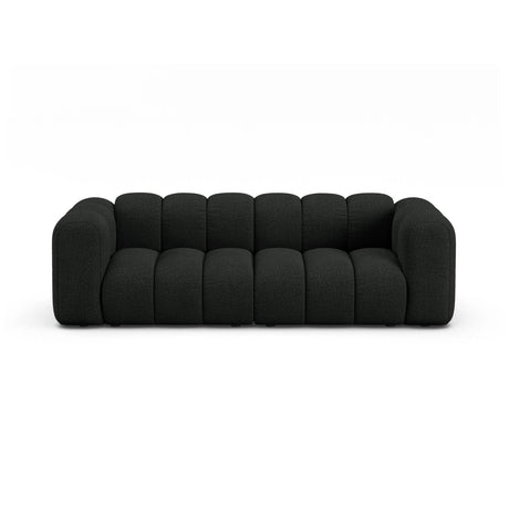 Lupine 3-Sitzer Sofa aus Boucle in Schwarz (Baloo 2082), 230x95 cm von Micadoni – Bild 1